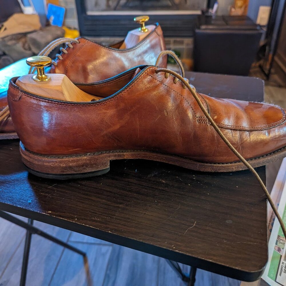 Allen Edmonds Delray Split Toe Brown Leather - image 6